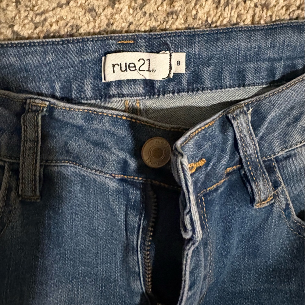 Rue21 Denim Jeans size 8 - Picture 2 of 2
